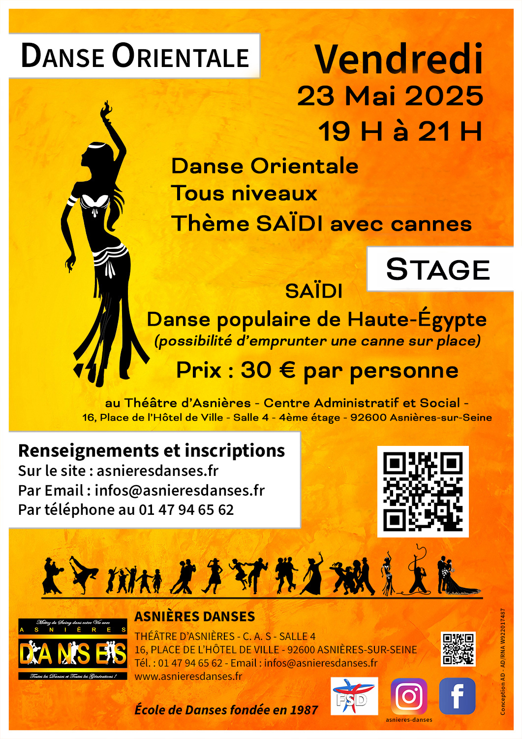 stages asnieres danses